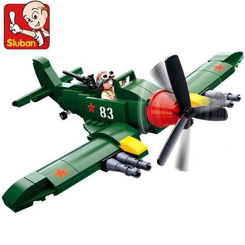 Blocs De Construction D'avion De Guerre Militaire Ww2 Forces Aériennes De Chasse De L'union Soviétique Bf-109 Jeux De Briques Jouets Éducatifs Pour Enfants Tu-2 Sans Boîte D?Origine