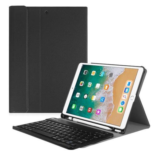 Clavier espagnol étui pour iPad 6th 9.7 2018 Étui Clavier Bluetooth W porte-crayons Housse De Support Pour iPad Air 1/2 Pro 9.7 Cas