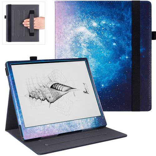 Coque De Protection En Cuir Pu Pour Tablette 10.3 Pouces Avec Dragonne Veille/Réveil Automatique Pour Onyx Boox Note Air 2