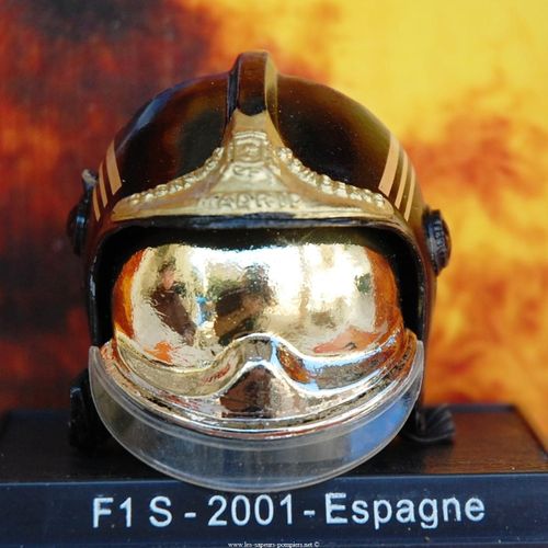 Casque Modèle F 1 S-2001-Espagne-Delprado
