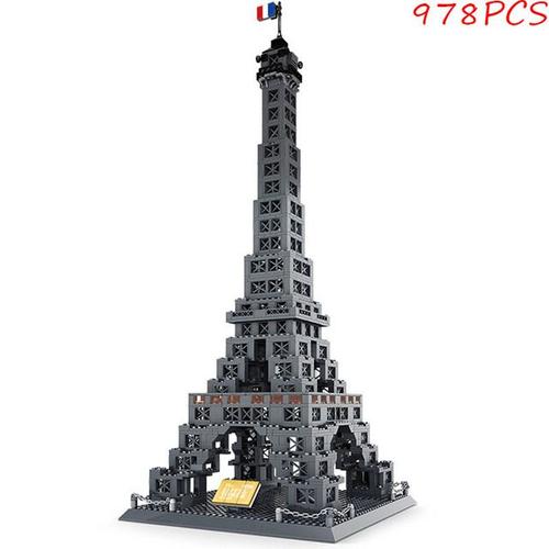 Briques De Construction La Tour Eiffel De Paris Modèle De Ville Classique Jouets Pour Enfants Cadeau