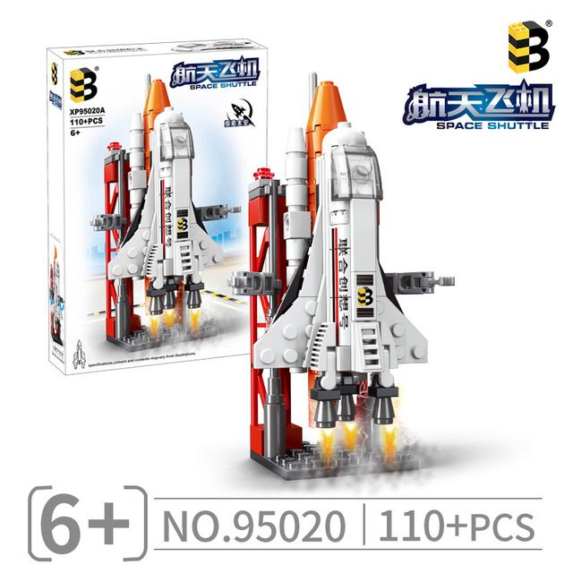 Blocs De Construction De Navette Spatiale Moc Porte-Fusée Modèle Classique Jouet Pour Enfants Cadeau