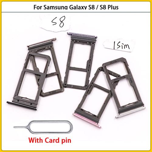 Nouveau Boîtier Adaptateur De Carte Sim Et Support De Carte Micro Sd Pour Samsung Galaxy S8 G950 G950f S8 Plus G955 G955f