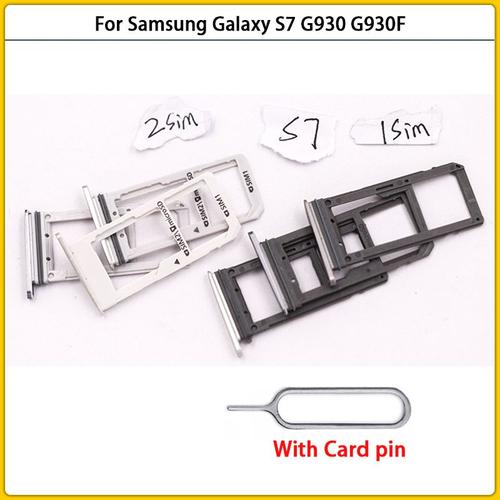 Adaptateur De Carte Sim Et Support De Carte Micro Sd Avec Broche De Carte Pour Samsung Galaxy S7 G930 G930f G930fd G930a G930p