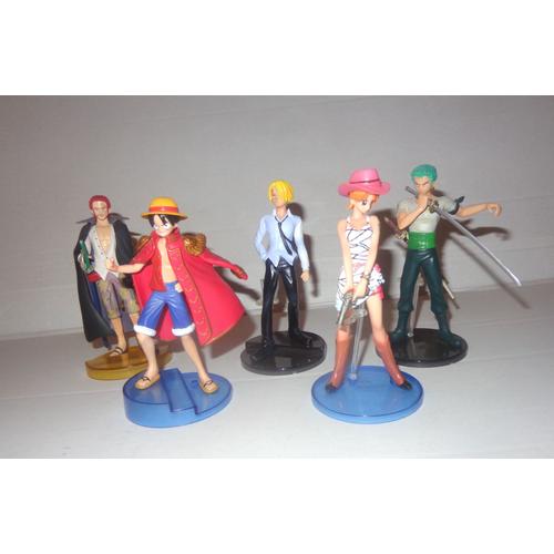 One Piece Luffy 5 Figurines Bandai 12cm À 14cm