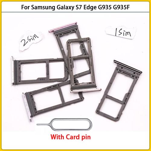Nouveau Boîtier Adaptateur De Carte Sim Et Support De Carte Micro Sd Pour Samsung Galaxy S7 Edge G935 G935f G935fd G935a