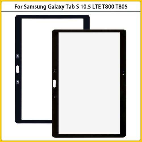 Écran Tactile En Verre Pour Samsung Galaxy Tab S 10.5 Lte -800 -T805 T800 Panneau D'affichage Lcd Avant Et Extérieur Nouveauté T805