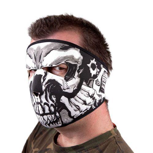 Tete De Mort Ghost Skull Airsoft Paintball Ski MP Tour de Cou Cagoule Masque