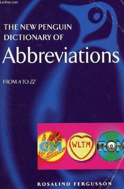 The New Penguin Dictionary Of Abbreviations
