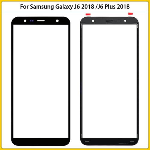 Écran Tactile Lcd De Remplacement 10 Pièces Pour Samsung Galaxy J6 J600 J600f/J6 Plus J610 J610f Panneau Extérieur En Verre Lentille Oca