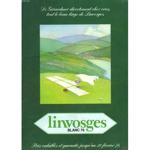 Catalogue Linvosges Blanc 78. De Gerardmer Directement Chez Vous.