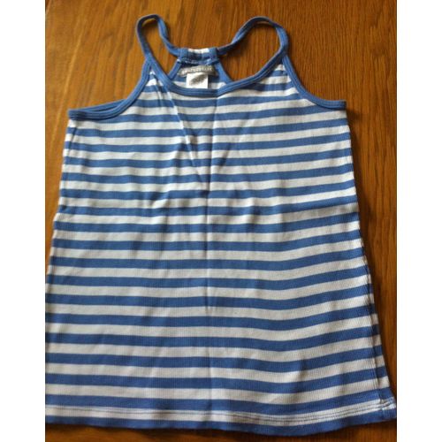 T-Shirt La Redoute T 12 Ans Blanc/Bleu Comme Neuf