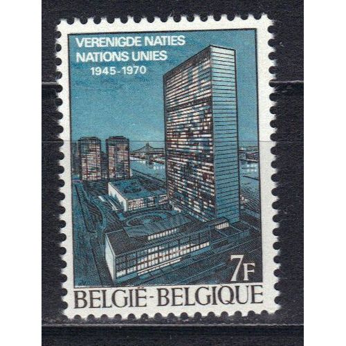 Belgique 1970 : 25è Anniversaire De L'o.N.U. - Timbre Neuf **