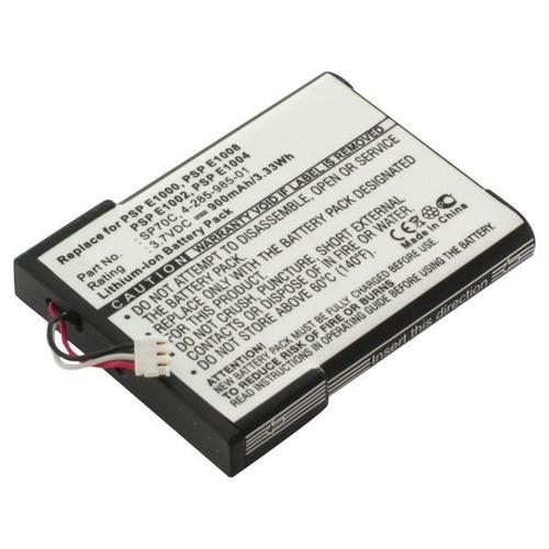 Batterie Sony Psp E1000 / Psp E1002 / Psp E1004 / Psp E1008 Li-Ion 3,7v 900mah Reference Sp70c / 4-285-985-01