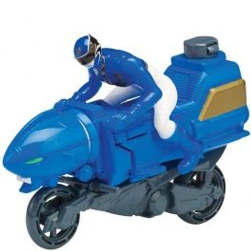 Power Rangers Moto Megaforce Bleu