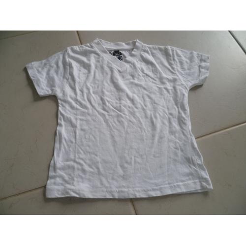 T-Shirt Blanc "Mini Gang" 4 Ans