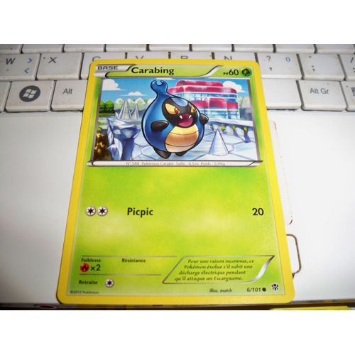 Carte Pokemon Explosion Plasma Carabing 6/101 Fr