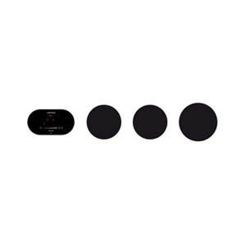 Airlux ATIN3BK - Table de cuisson à induction - 3 plaques de cuisson - noir