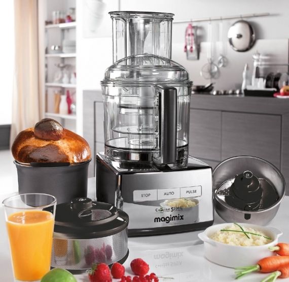 Magimix Cuisine Systme 5200 XL Premium - Robot multi-fonctions - 1100 Watt - Chrome brillant_image_1|Rakuten
