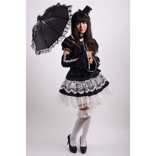 Lot De Chapeau 2 Pièces Haut Format Chapeau Black Sugar Gothique Punk Pink Lolita Vintage Bibi Mini Petit Chapeau Dentelle Noir Barrette Pince Cheveux
