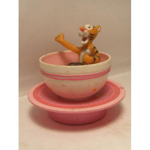 Figurine Eurodisney - Tigrou Dans Tasse Tournante - Happy Meal - Mcdo 1992