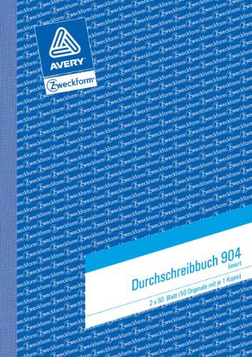 Avery Zweckform Formularbuch "Durchschreibbuch", A5, Liniert