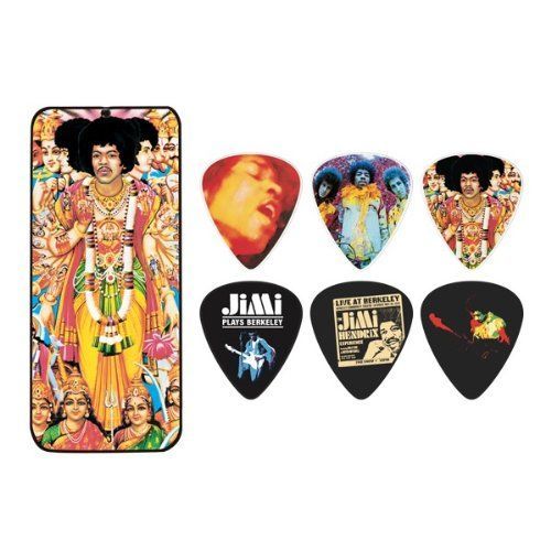 Dunlop Jh-Pt02m Boîte Avec Médiators Jimi Hendrix Bold As Love