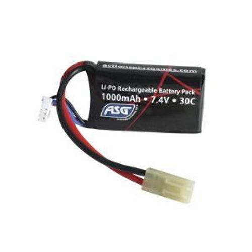 Batterie Li-Po 7.4v 1000mah - Compacte - Asg