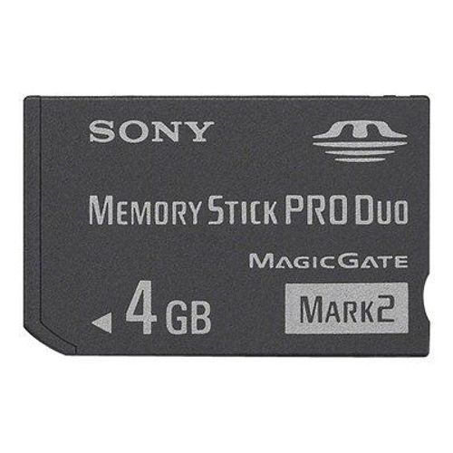 Sony - Carte mémoire flash - 4 Go - Memory Stick PRO Duo Mark2 - pour P!nk PSP
