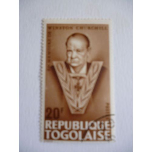 Timbre "République Togolaise :En Mémoire De Winston Churchill".
