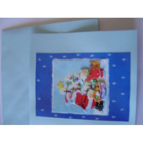 Carte Postale De Noël En 3d