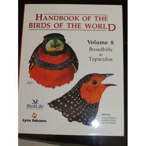 Handbook Of The Birds Of The World-Volume 8 , Broadbills To Tapaculos