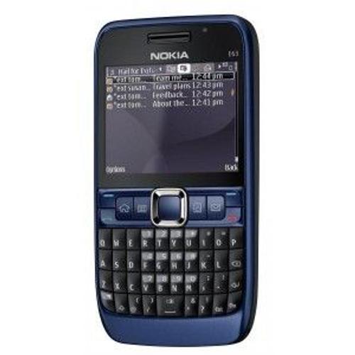 Nokia E63 Bleu outremer