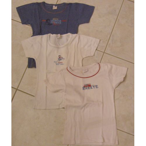 Lot  3 T-Shirt Snoopy Et Absorba