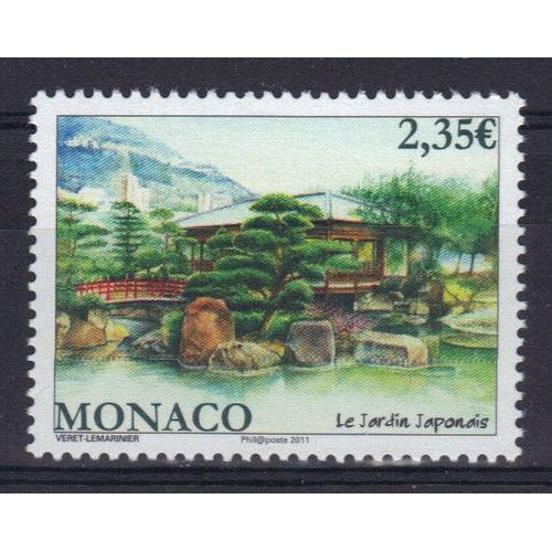 Monaco 2011 : Le Jardin Japonais - Timbre Neuf ** Cote 6,90 