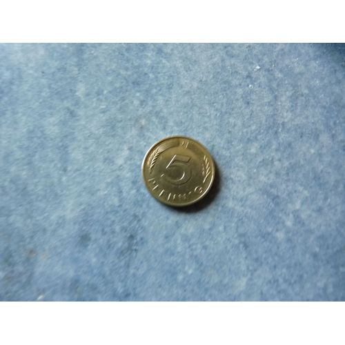 Pièce De 5 Pfenning Allemagne 1979