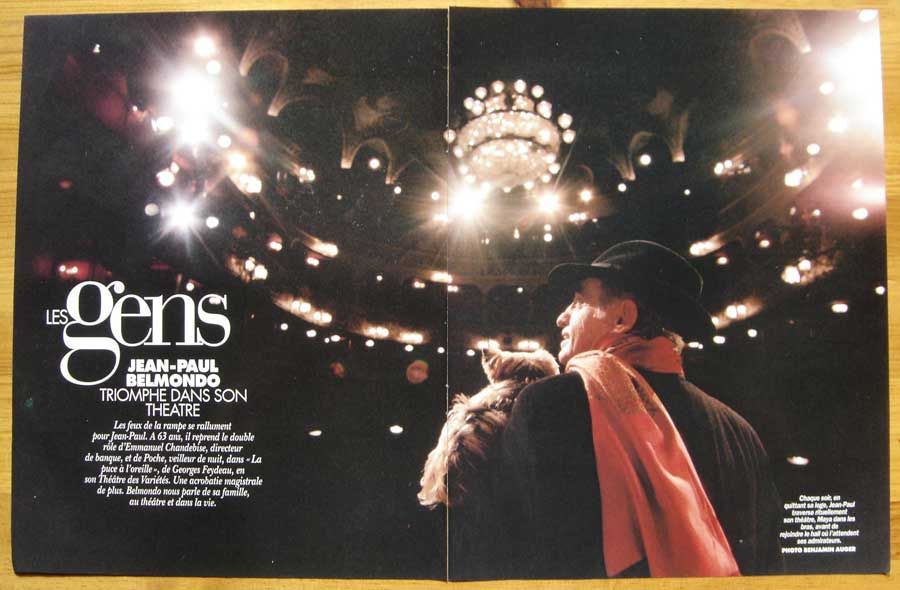 Paris Match 2474, Coupure De Presse, Jean-Paul Belmondo