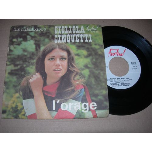 Vole Petite Hirondelle / L'orage _  Festival San Remo 1969