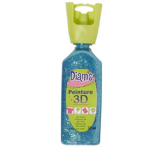 Oz International Peinture Diams 3d - Aquamarine Paillete