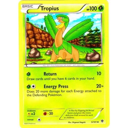 Tropius 5/101 Explosion Plasma Version Française