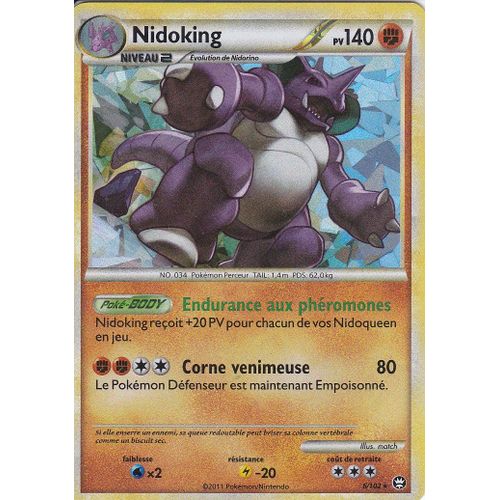 Nidoking Holo Hs Triomphe 6/102