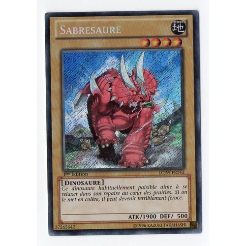 Yu Gi Oh! - Sabresaure - Lcjw Fr143 - Secret Rare - Collection Legendaire 4