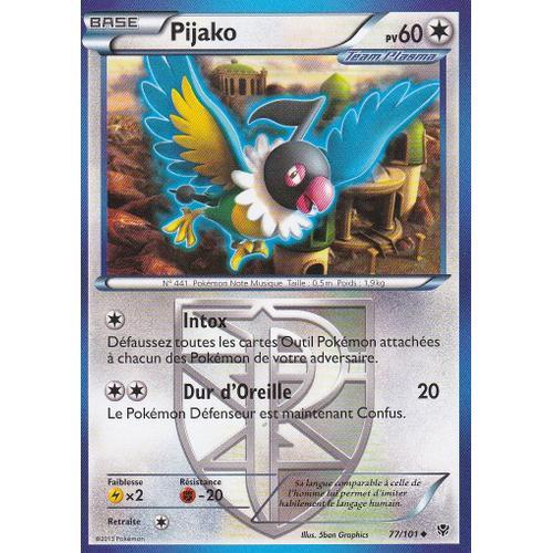Carte Pokemon - Pijako - 77/101 - Team Plasma - Explosion Plasma - Version Francaise -
