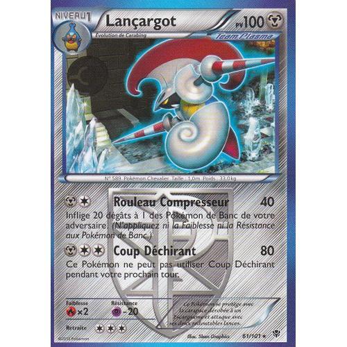 Carte Pokemon Lançargot - 61/101 - Holo Reverse - Explosion Plasma -