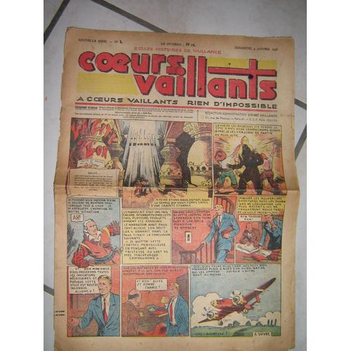 Coeurs Vaillants N°1 Du 04/01/1948