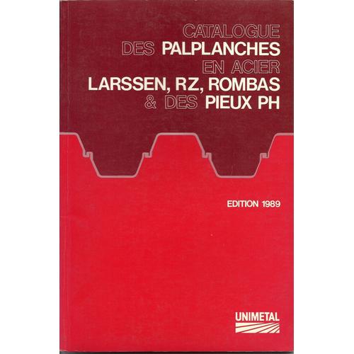 Catalogue Des Palplanches En Acier -1989