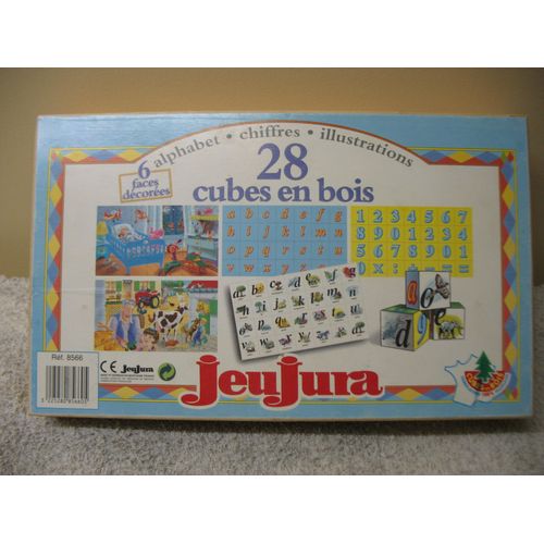 Puzzles En Jeu De Cubes En Bois