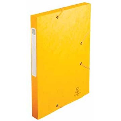 Exacompta Boîte De Classement Cartobox Dos De 25 Mm, Jaune, Épaisseur 5/10e 1 Unité(S)
