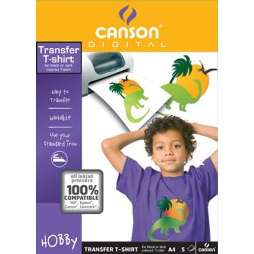 Canson T-Shirt Transfer Paper Noir 1 Unité(S)