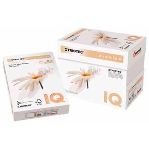 Iq Papier Blanc Premium Ft 21 X 29,7 Cm (A4) 5 Unité(S)